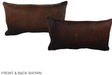 Chocolate 12"x22" Brazilian Cowhide Pillow #A38722 by Hudson Hides