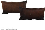 Chocolate 12"x22" Brazilian Cowhide Pillow #A38722 by Hudson Hides