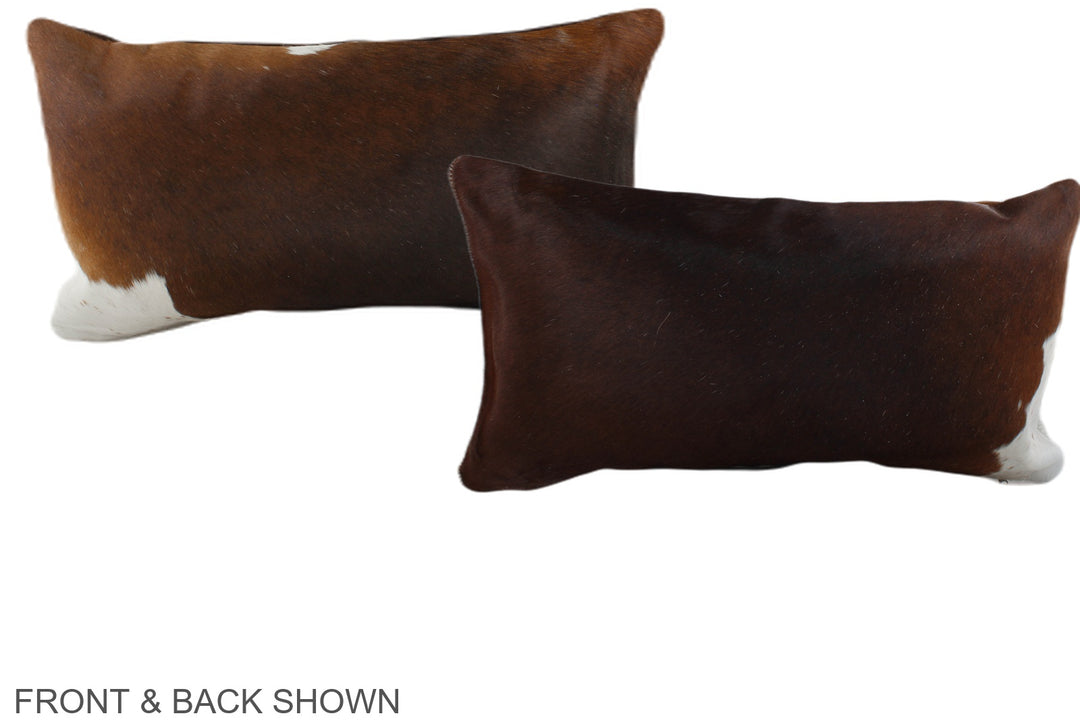 Chocolate 12"x22" Brazilian Cowhide Pillow #A38723 by Hudson Hides