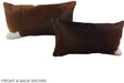 Chocolate 12"x22" Brazilian Cowhide Pillow #A38723 by Hudson Hides