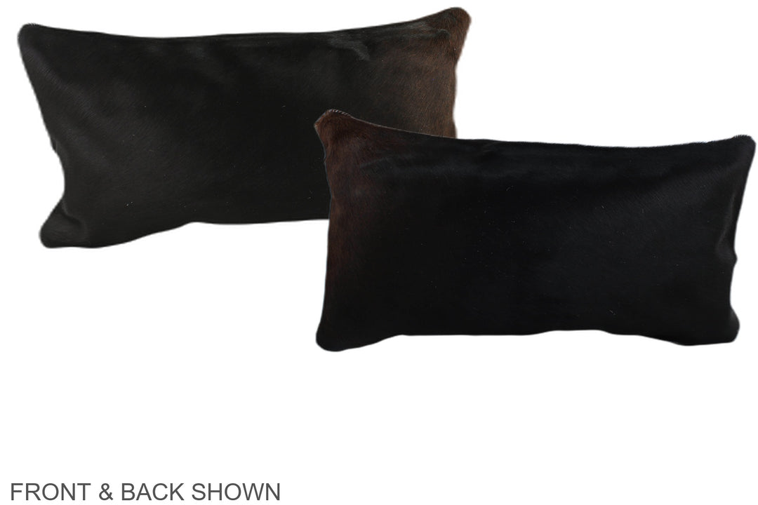 Chocolate 12"x22" Brazilian Cowhide Pillow #A38724 by Hudson Hides
