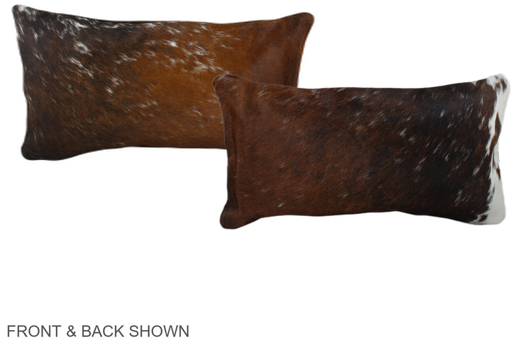 Chocolate 12"x22" Brazilian Cowhide Pillow #A38736 by Hudson Hides