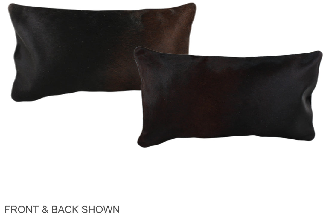 Chocolate 12"x22" Brazilian Cowhide Pillow #A38739 by Hudson Hides