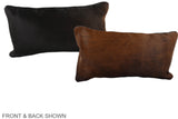 Chocolate 12"x22" Brazilian Cowhide Pillow #A38740 by Hudson Hides