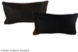Chocolate 12"x22" Brazilian Cowhide Pillow #A38741 by Hudson Hides