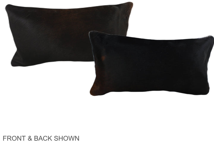 Chocolate 12"x22" Brazilian Cowhide Pillow #A38741 by Hudson Hides