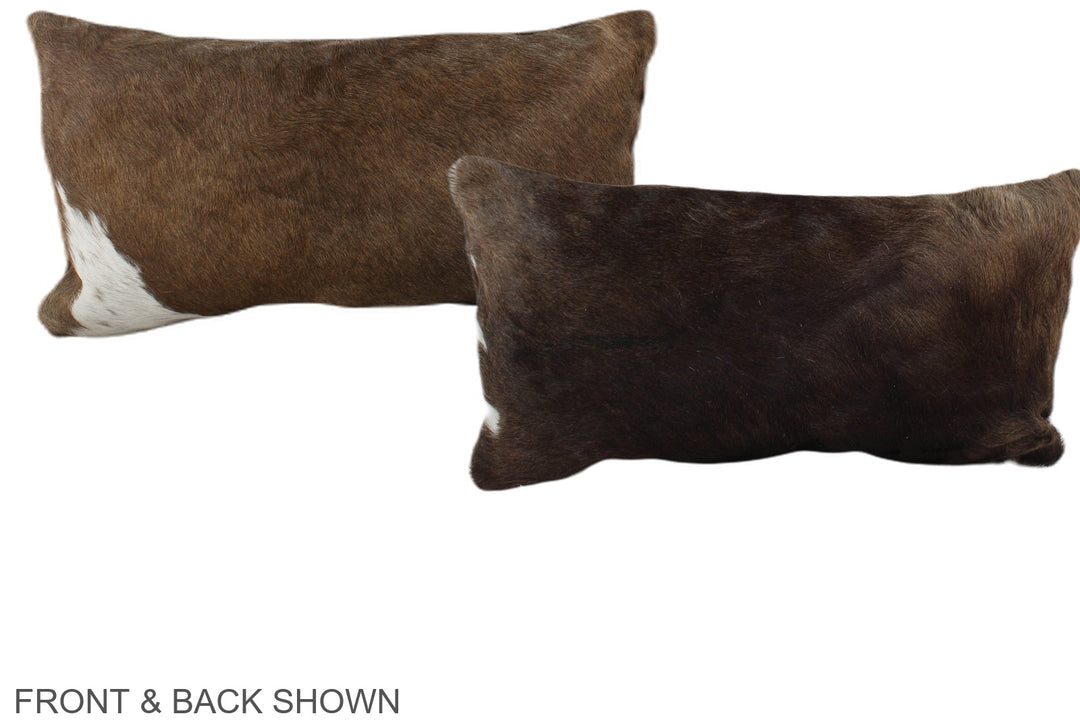 Taupe 12"x22" Brazilian Cowhide Pillow #A38774 by Hudson Hides