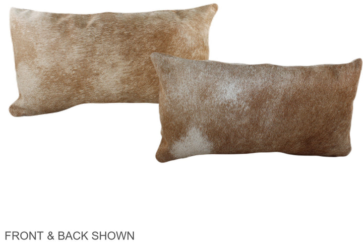 Caramel 12"x22" Brazilian Cowhide Pillow #A38780 by Hudson Hides