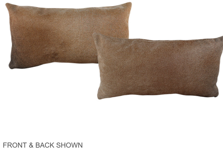 Caramel 12"x22" Brazilian Cowhide Pillow #A38799 by Hudson Hides