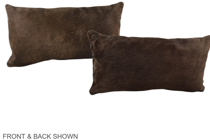 Taupe 12"x22" Brazilian Cowhide Pillow #A38807 by Hudson Hides
