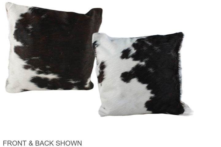 Tricolor 16"x16" Brazilian Cowhide Pillow #A38884 by Hudson Hides