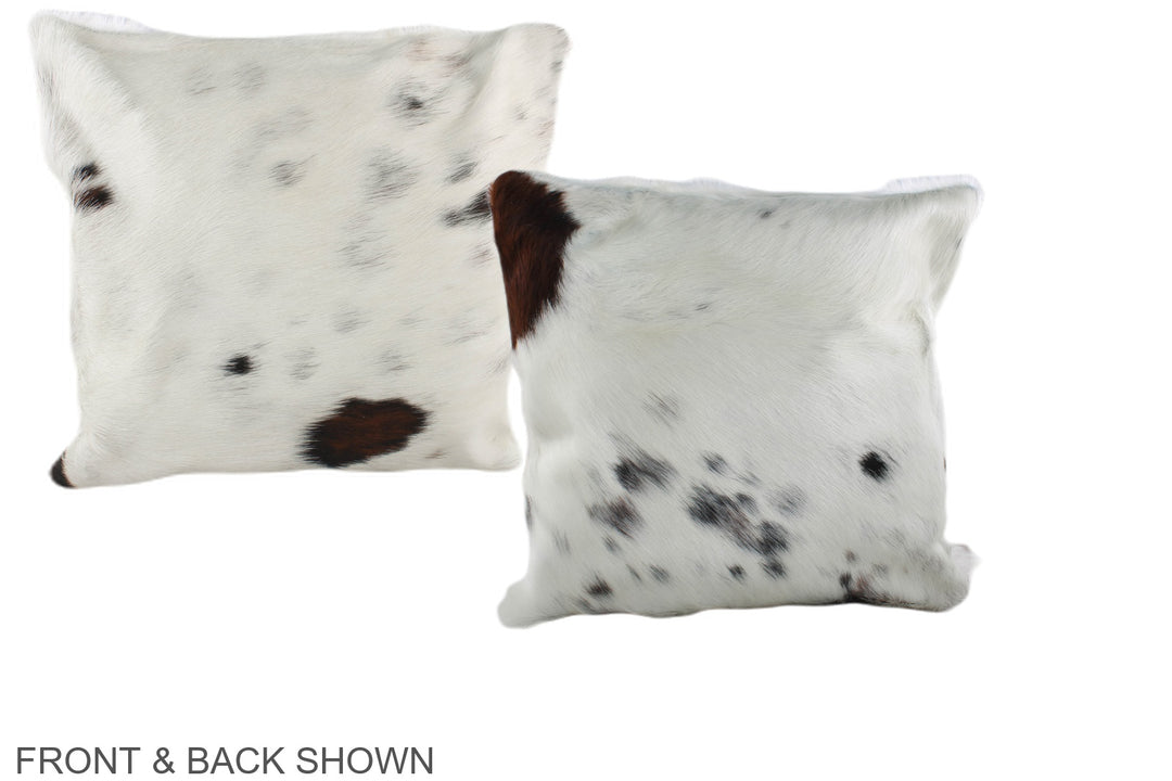 Tricolor 16"x16" Brazilian Cowhide Pillow #A38977 by Hudson Hides