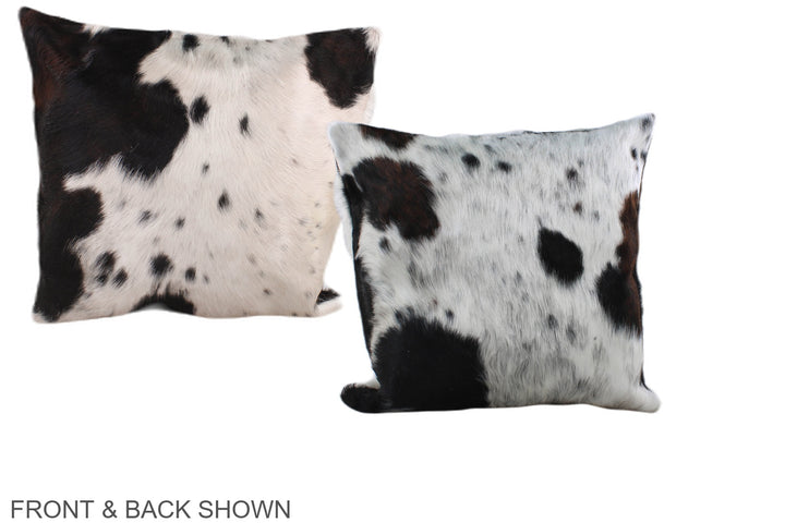 Tricolor 16"x16" Brazilian Cowhide Pillow #A39003 by Hudson Hides
