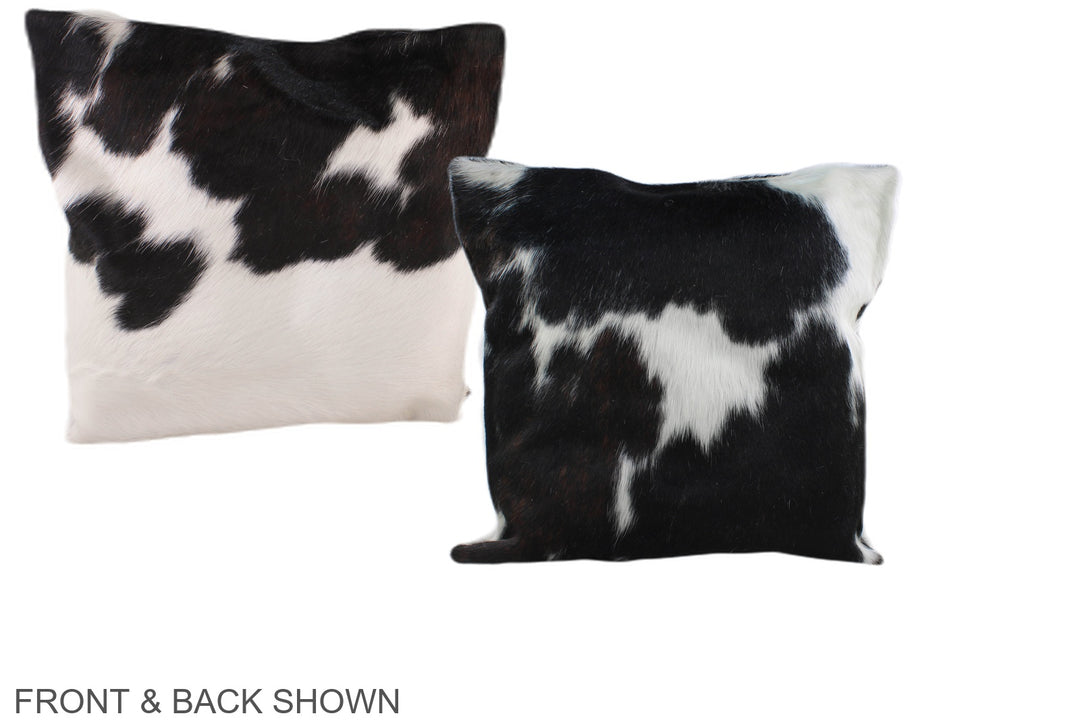 Tricolor 16"x16" Brazilian Cowhide Pillow #A39010 by Hudson Hides
