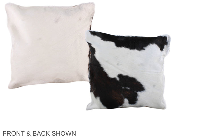 Tricolor 16"x16" Brazilian Cowhide Pillow #A39020 by Hudson Hides