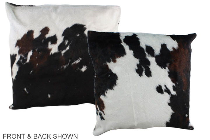 Tricolor 20"x20" Brazilian Cowhide Pillow #A39127 by Hudson Hides