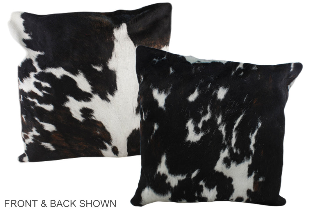 Tricolor 20"x20" Brazilian Cowhide Pillow #A39137 by Hudson Hides