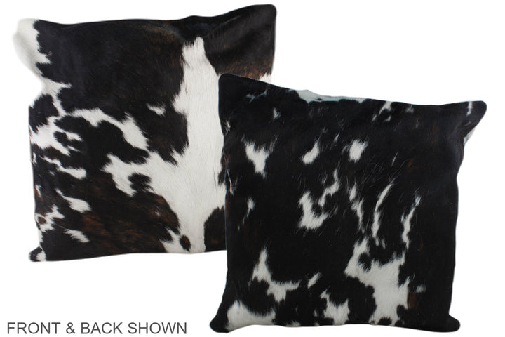 Tricolor 20"x20" Brazilian Cowhide Pillow #A39137 by Hudson Hides