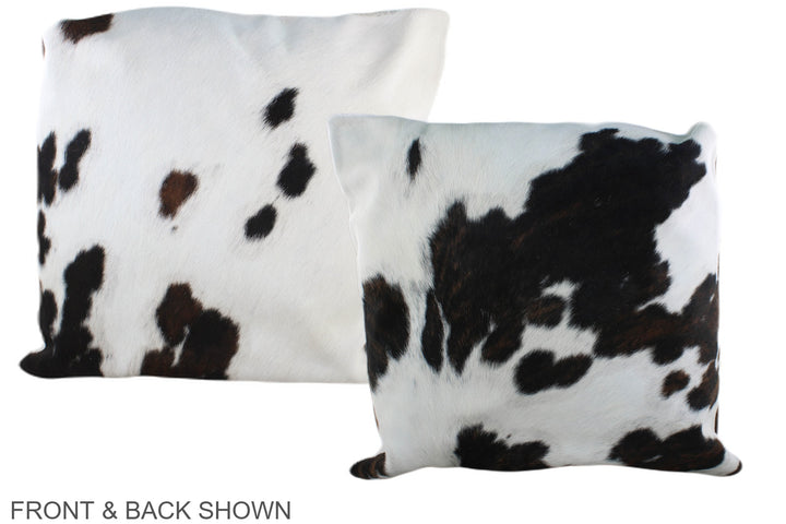 Tricolor 20"x20" Brazilian Cowhide Pillow #A39140 by Hudson Hides