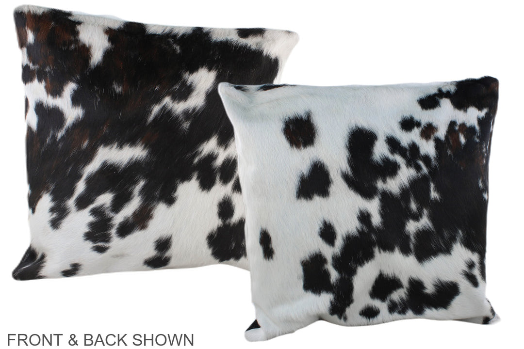 Tricolor 20"x20" Brazilian Cowhide Pillow #A39141 by Hudson Hides