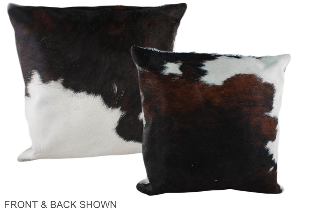 Tricolor 20"x20" Brazilian Cowhide Pillow #A39143 by Hudson Hides