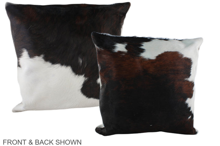 Tricolor 20"x20" Brazilian Cowhide Pillow #A39143 by Hudson Hides