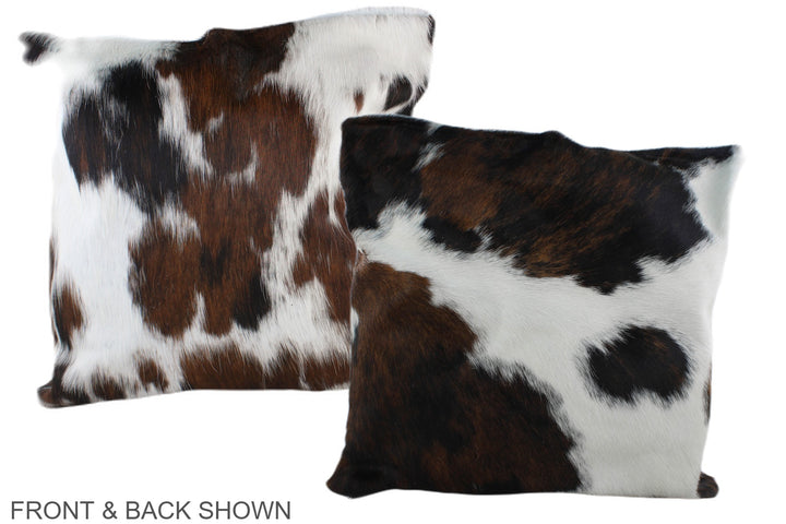 Tricolor 20"x20" Brazilian Cowhide Pillow #A39152 by Hudson Hides