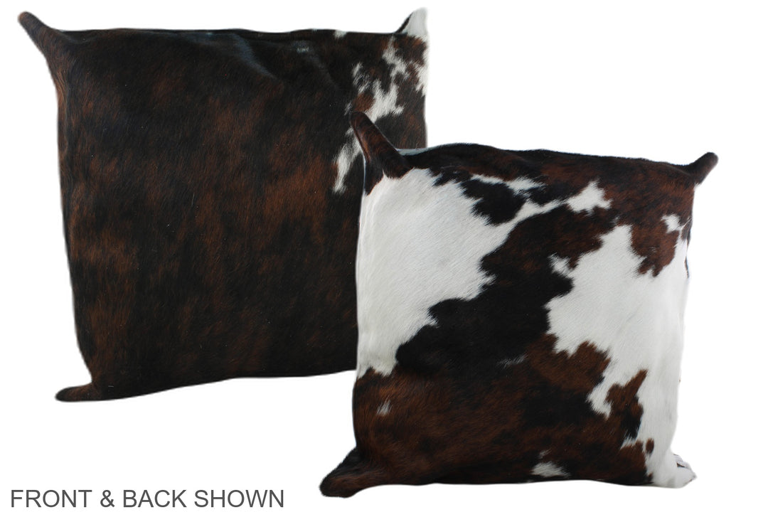 Tricolor 20"x20" Brazilian Cowhide Pillow #A39154 by Hudson Hides