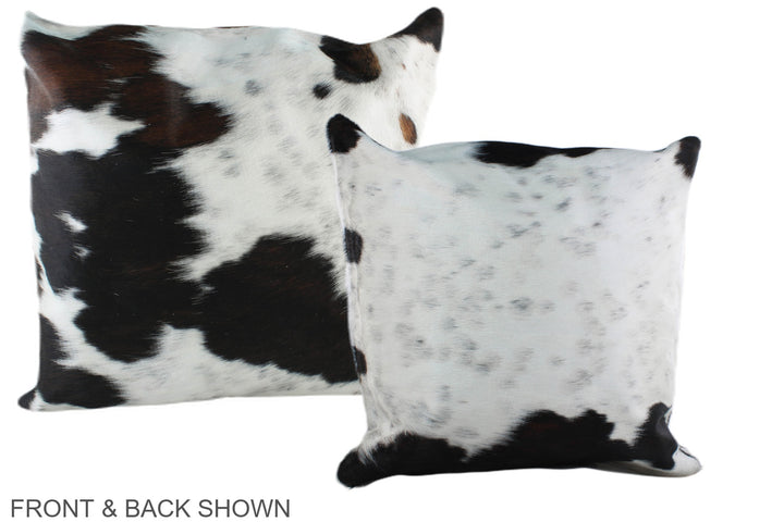Tricolor 20"x20" Brazilian Cowhide Pillow #A39156 by Hudson Hides