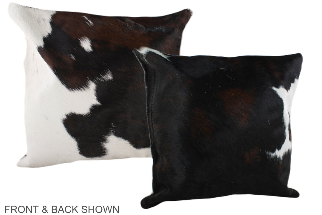 Tricolor 20"x20" Brazilian Cowhide Pillow #A39160 by Hudson Hides