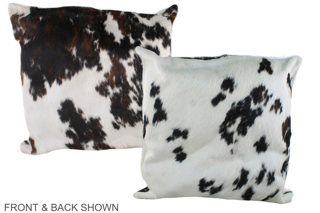 Tricolor 20"x20" Brazilian Cowhide Pillow #A39161 by Hudson Hides