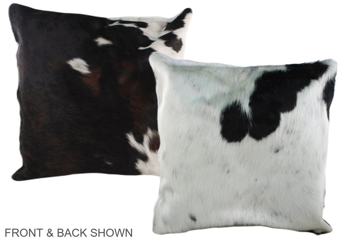 Tricolor 20"x20" Brazilian Cowhide Pillow #A39162 by Hudson Hides