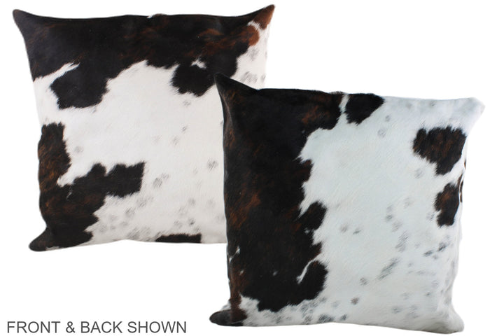 Tricolor 20"x20" Brazilian Cowhide Pillow #A39163 by Hudson Hides