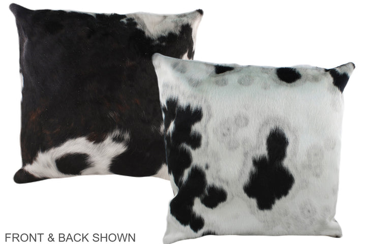 Tricolor 20"x20" Brazilian Cowhide Pillow #A39170 by Hudson Hides