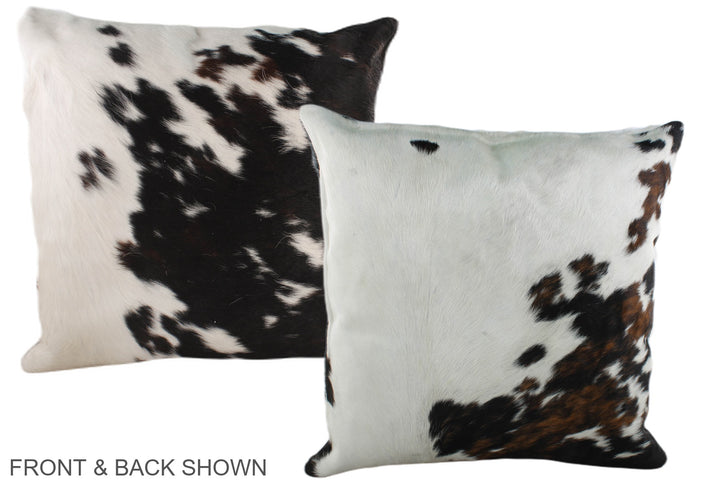 Tricolor 20"x20" Brazilian Cowhide Pillow #A39184 by Hudson Hides