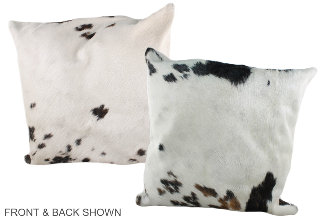 Tricolor 20"x20" Brazilian Cowhide Pillow #A39187 by Hudson Hides