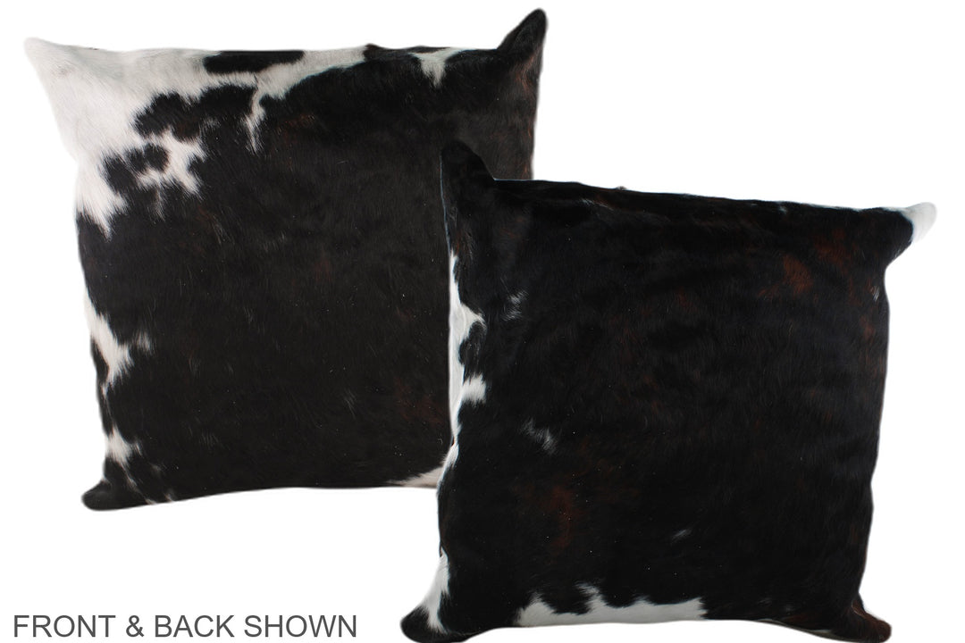 Tricolor 20"x20" Brazilian Cowhide Pillow #A39201 by Hudson Hides
