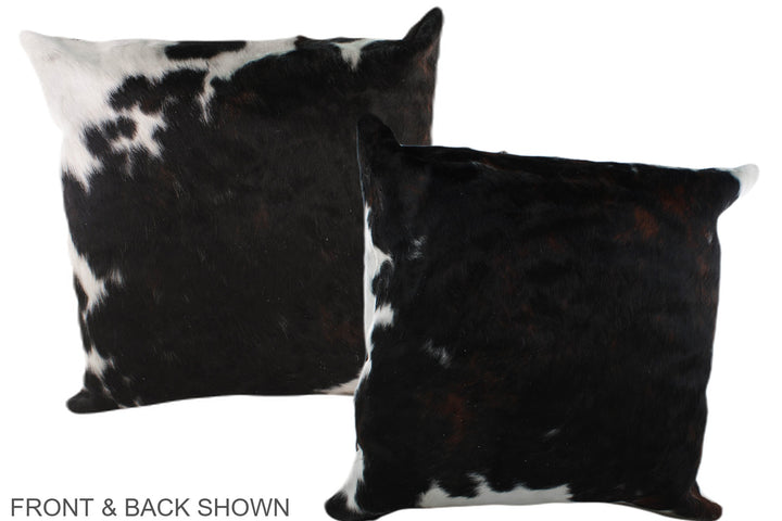 Tricolor 20"x20" Brazilian Cowhide Pillow #A39201 by Hudson Hides
