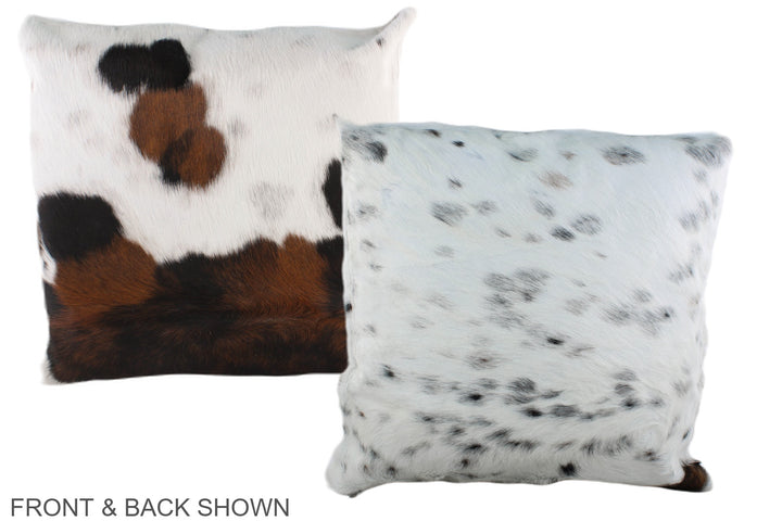 Tricolor 20"x20" Brazilian Cowhide Pillow #A39203 by Hudson Hides