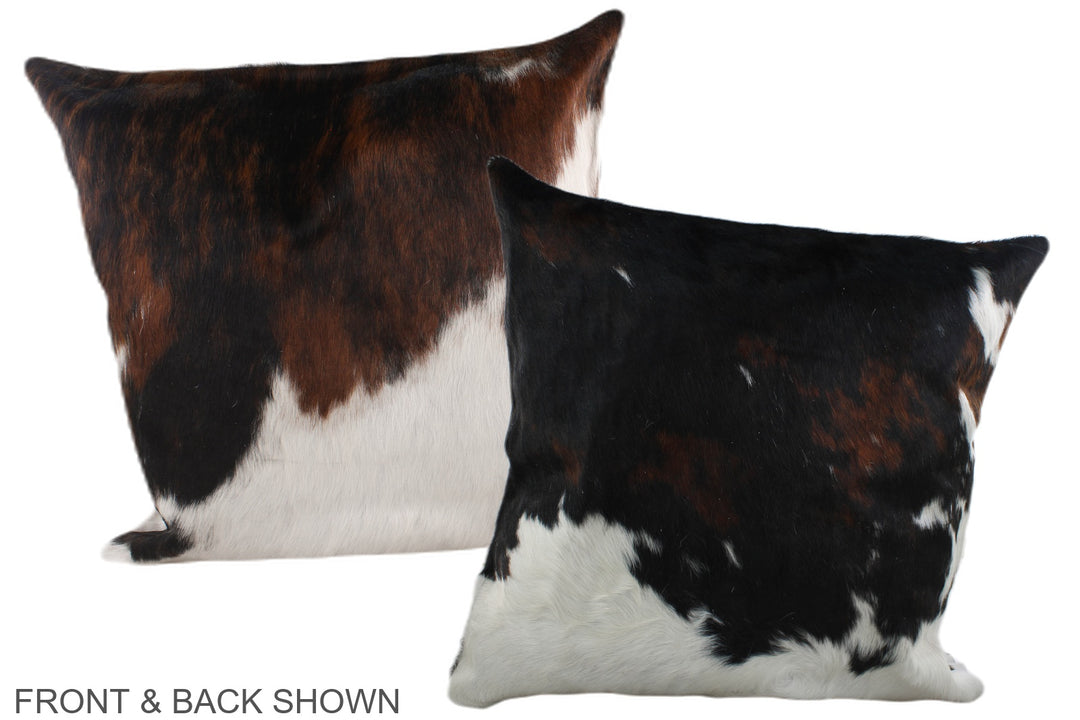 Tricolor 20"x20" Brazilian Cowhide Pillow #A39205 by Hudson Hides
