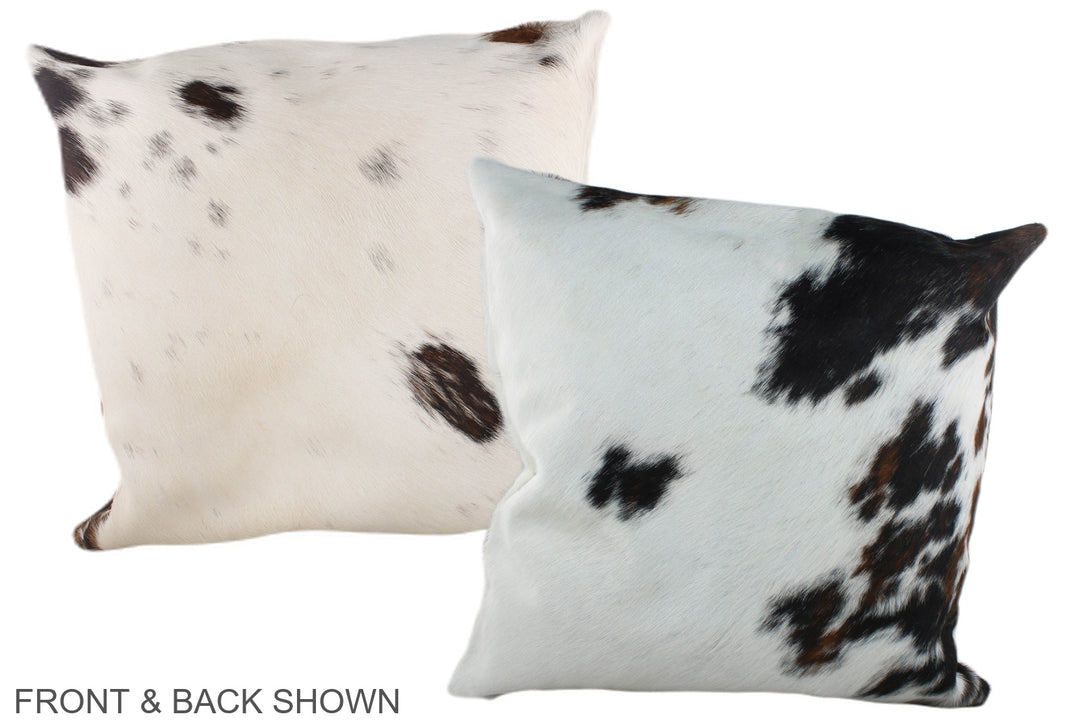 Tricolor 20"x20" Brazilian Cowhide Pillow #A39215 by Hudson Hides