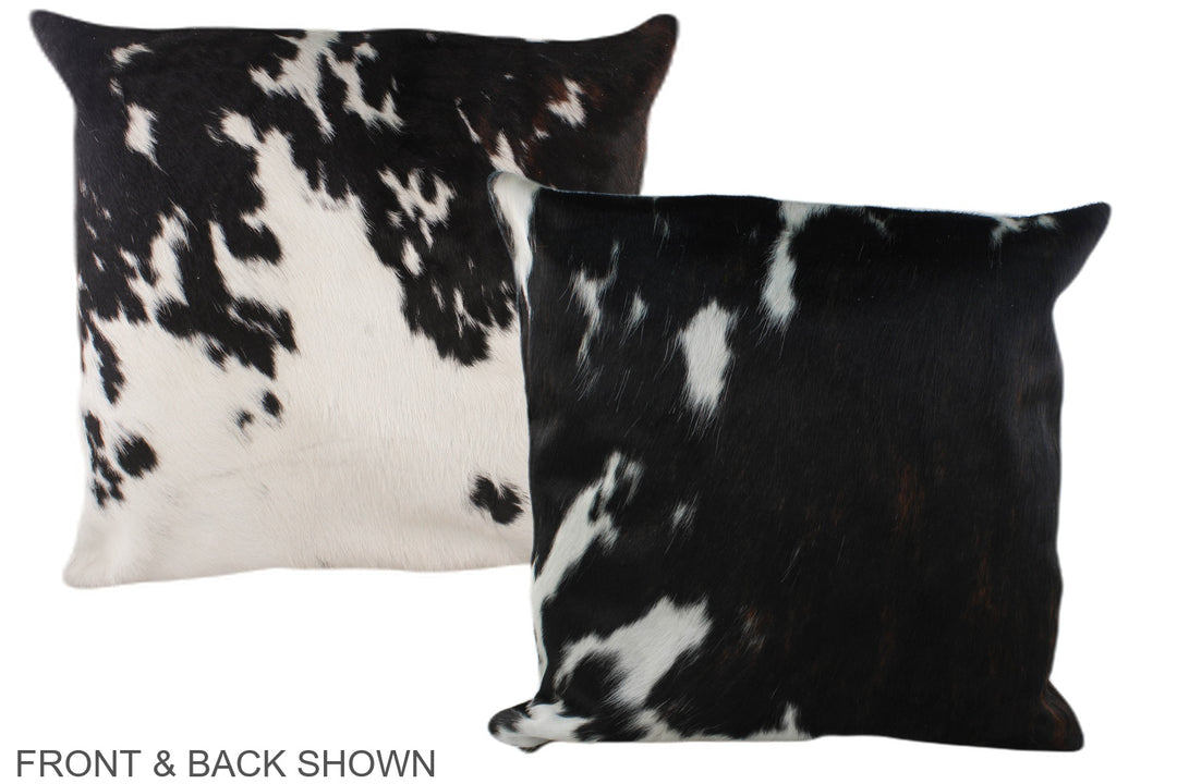 Tricolor 20"x20" Brazilian Cowhide Pillow #A39222 by Hudson Hides