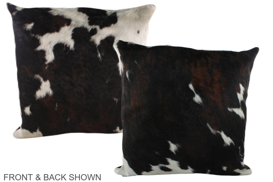 Tricolor 20"x20" Brazilian Cowhide Pillow #A39234 by Hudson Hides