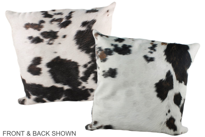 Tricolor 20"x20" Brazilian Cowhide Pillow #A39236 by Hudson Hides