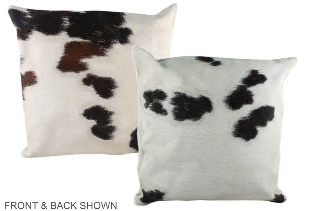 Tricolor 20"x20" Brazilian Cowhide Pillow #A39242 by Hudson Hides