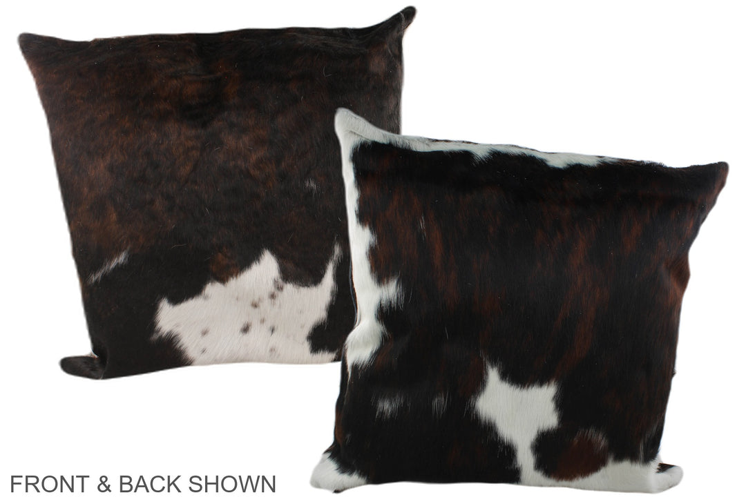 Tricolor 20"x20" Brazilian Cowhide Pillow #A39243 by Hudson Hides