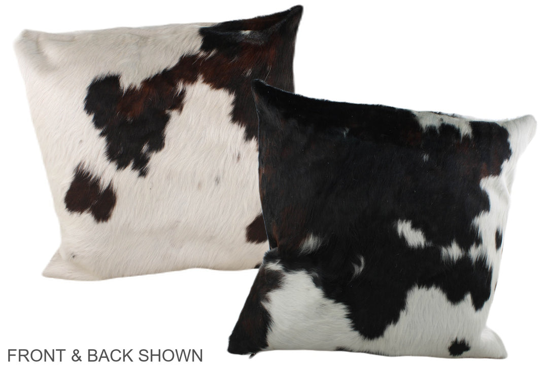 Tricolor 20"x20" Brazilian Cowhide Pillow #A39246 by Hudson Hides