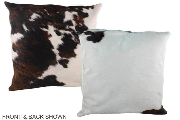 Tricolor 20"x20" Brazilian Cowhide Pillow #A39251 by Hudson Hides