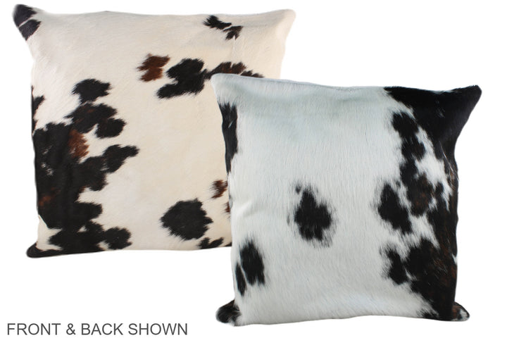 Tricolor 20"x20" Brazilian Cowhide Pillow #A39262 by Hudson Hides