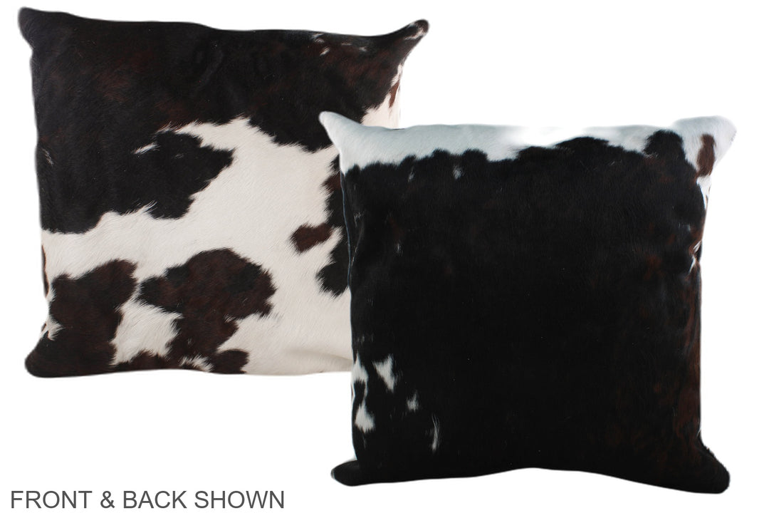 Tricolor 20"x20" Brazilian Cowhide Pillow #A39269 by Hudson Hides